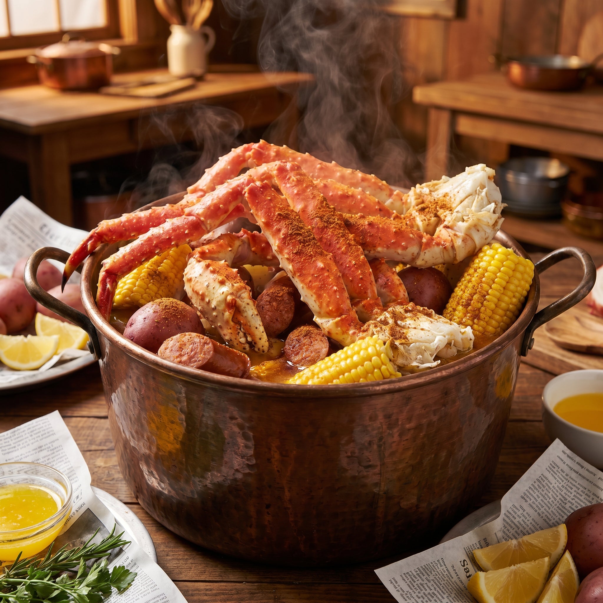 Jumbo Size】Premium Alaskan King Crab Legs - 100% Meat Packed